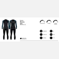 Orca Freedive Mantra 1 Vddragt Kvinder Sort Str. XS-XL