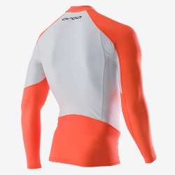 Orca High Visibility Rash Guard (for Open Water) Hvid/Orange
