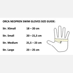 Orca Neopren Handsker Open Water 3mm (UDGR)