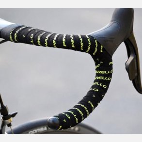 Pinarello Styrtape Sort m. Gult logo 1.8mm Race