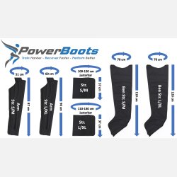 PowerBoots Basic 8 Kamre Batteri inkl. Ben