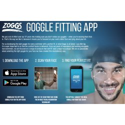 Zoggs Predator Flex Polarized Ultra Svmmebrille Bl/Hvid/Orange Regular Fit