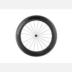 Profile Design 78 Twenty Four Carbon Clincher Hjulst Sort Logo