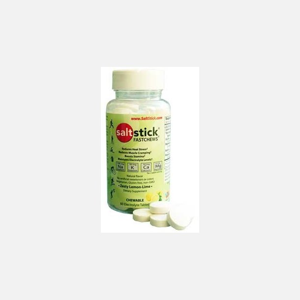 SaltStick Fastchews 60 stk. m. Lime